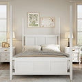 Himmelbett aus massivem Kiefernholz in Queen-Size mit 75 hohem Himmelbettgestell