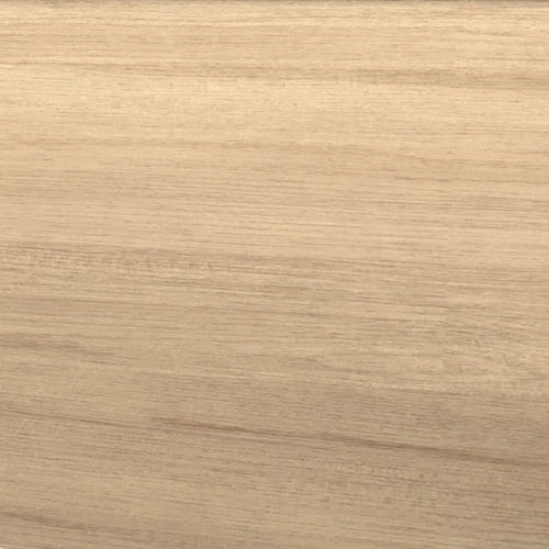 Mesita de noche de madera de roble antiguo con un cajón y patas de metal negro