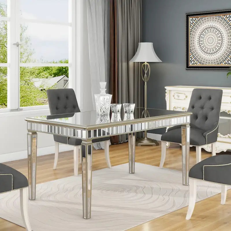 Mesa de comedor rectangular contemporánea