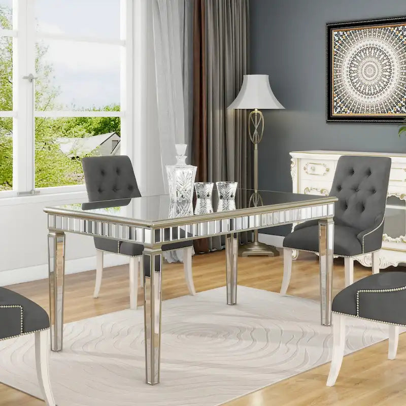 Mesa de comedor rectangular contemporánea