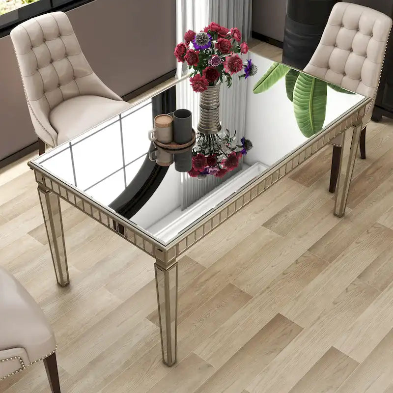Mesa de comedor rectangular contemporánea