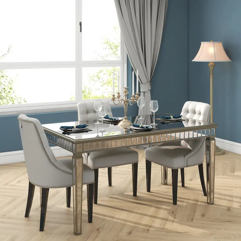 Mesa de comedor rectangular contemporánea