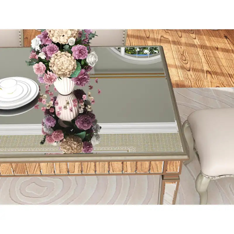 Mesa de comedor rectangular contemporánea